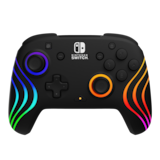 PDP - Afterglow Wave Wireless RGB Gaming Controller for Nintendo Switch, Nintendo Switch 2 - Black