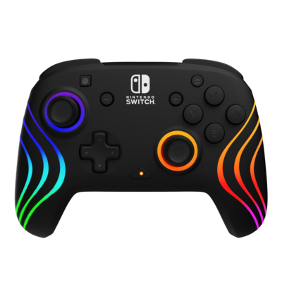 PDP Afterglow Wave Wireless RGB Gaming Controller for Nintendo Switch, Nintendo Switch 2 Black 500-252-BK - Best Buy PDP Afterglow Wave Wireless RGB Gaming Controller for Nintendo Switch, Nintendo Switch 2 Black 500-252-BK - Best Buy