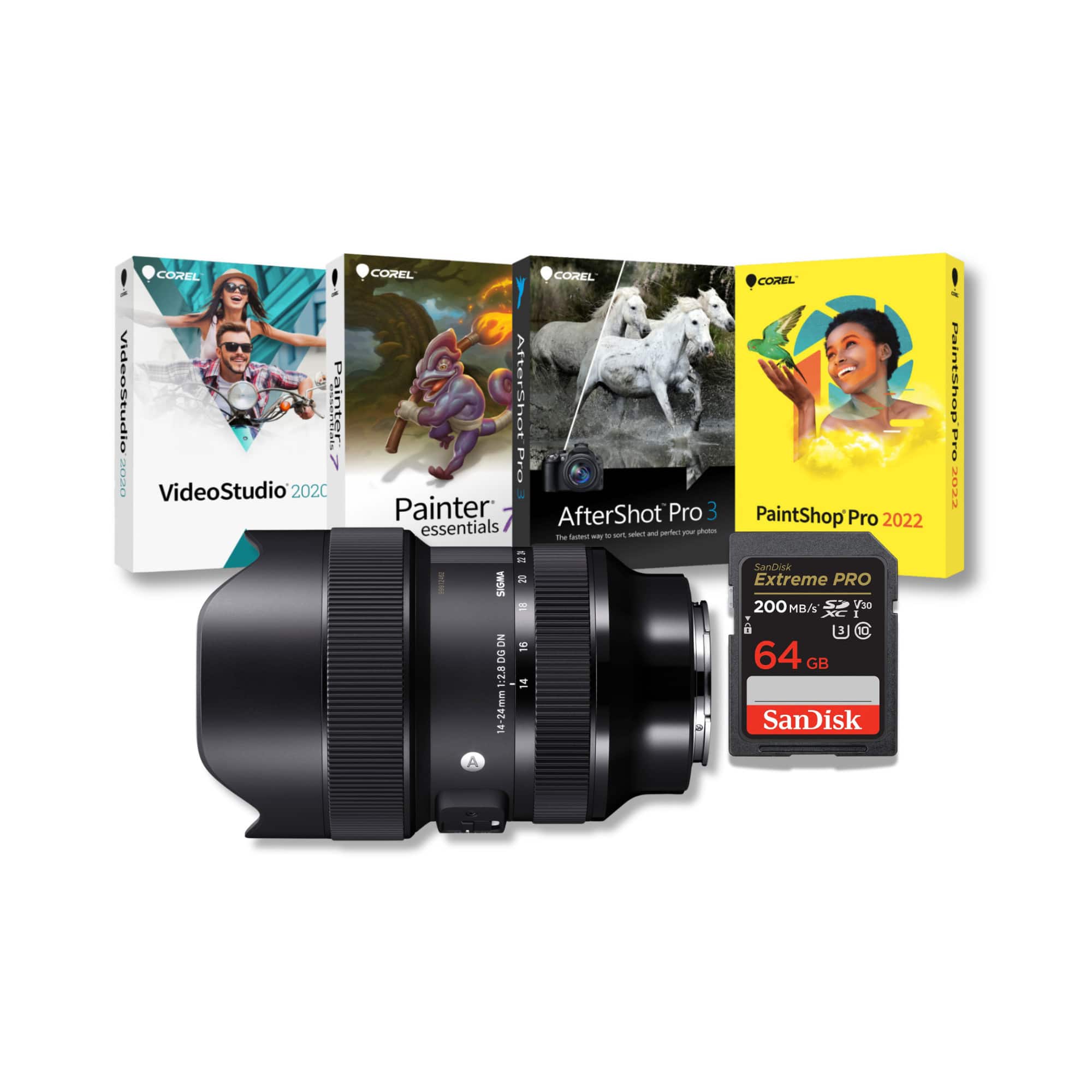 Sigma - 14-24mm f/2.8 DG DN Art Full-Frame Lens (Sony E Mount) Bundle