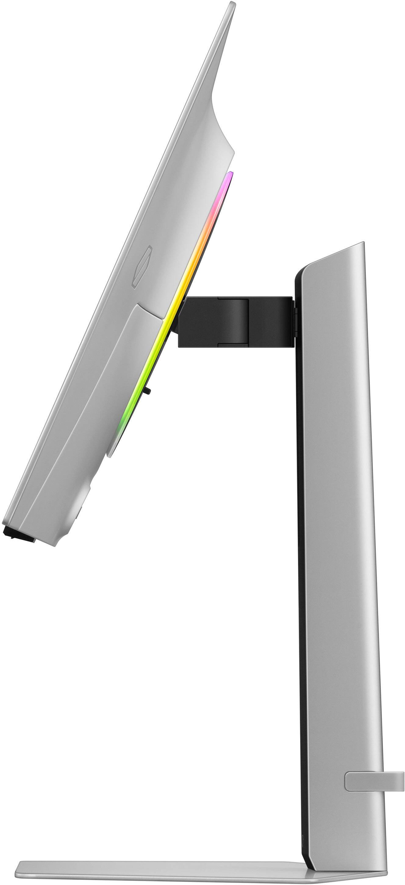 Alt View 25. Samsung - 27" Odyssey OLED G6 (G60SF) QHD 500Hz 0.03ms GSync Compatible and FreeSync Prem Pro Gaming Monitor with HDR 500 - Silver.