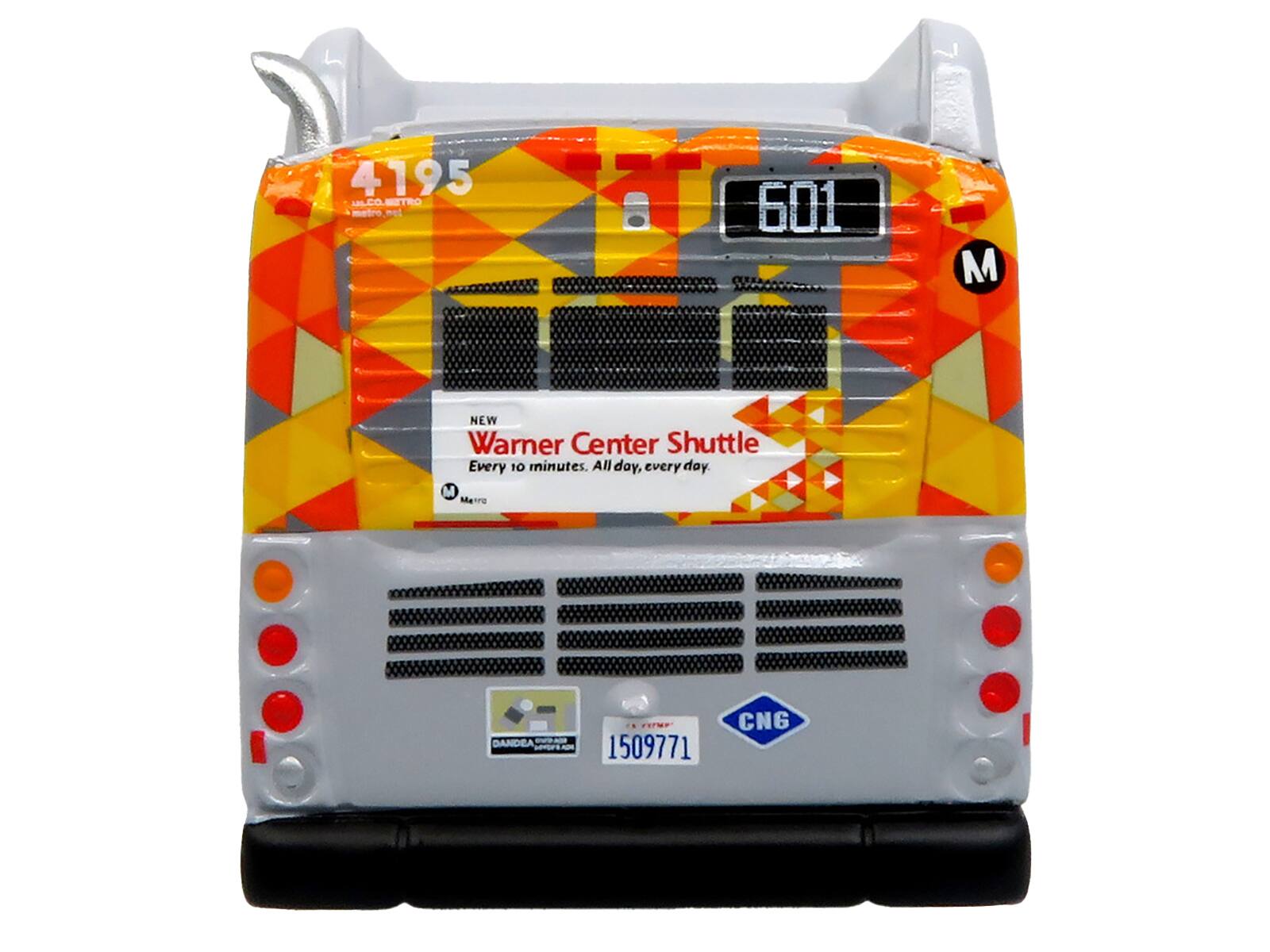 4195  
MLCO METRO  
601  
M  
NEW Warner Center Shuttle  
Every 10 minutes. All day, every day.  
M  
1509771  
CNG