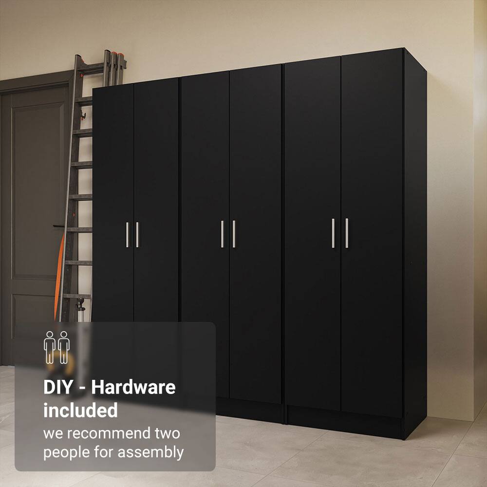 DIY - Hardware included  
we recommend two people for assembly