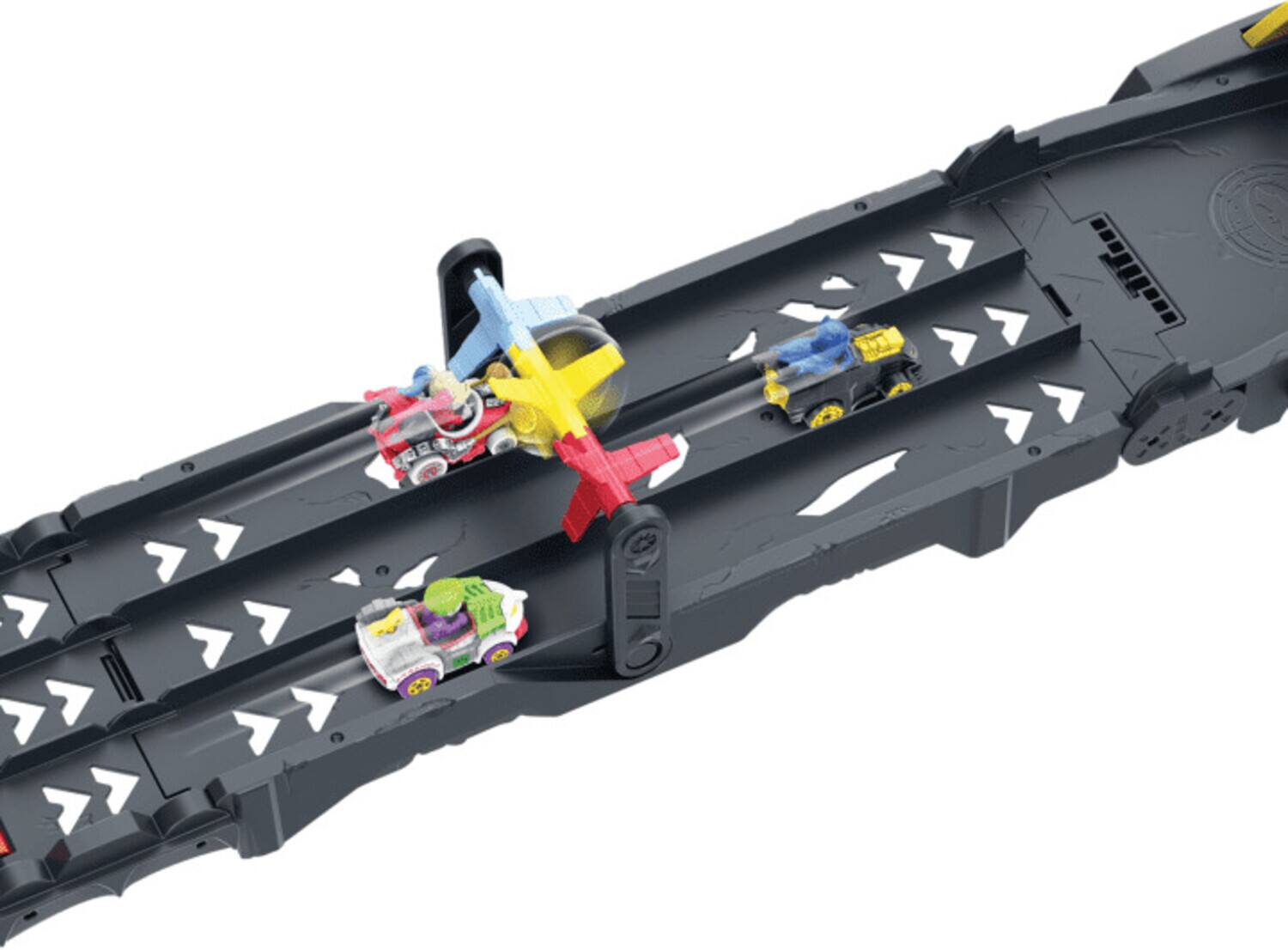 Alt View 3. Mattel - Mattel - Hot Wheels RacerVerse Batman's Escape Chase Track Set   - Collectibles - Multicolor.