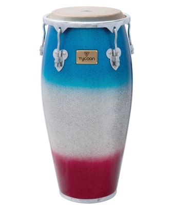 Tycoon Percussion - Master Platinum Tri-Fade Series 11-inch Conga, Siam Oak Shell, Fiberskyn Compatible, Deluxe Hoops, Single Stand price history on PriceWatchPro