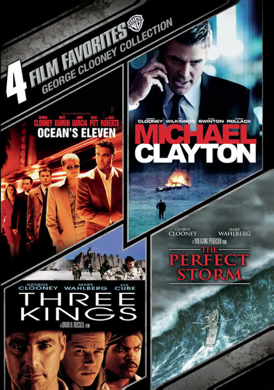 Front. 4 Film Favorites: George Clooney   - DVD.