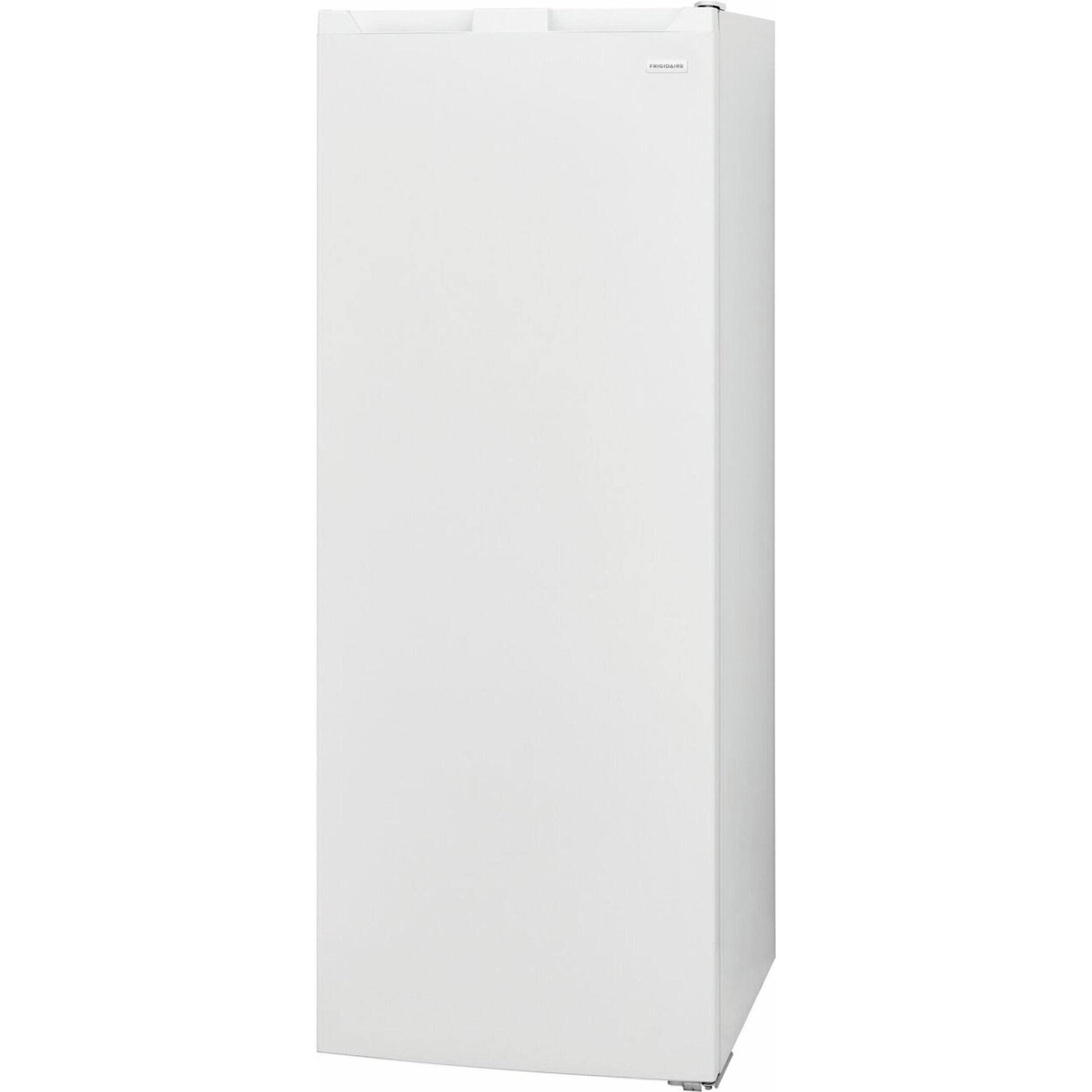 Angle. Frigidaire - 7 Cu. Ft. Garage Ready Upright Freezer - White.