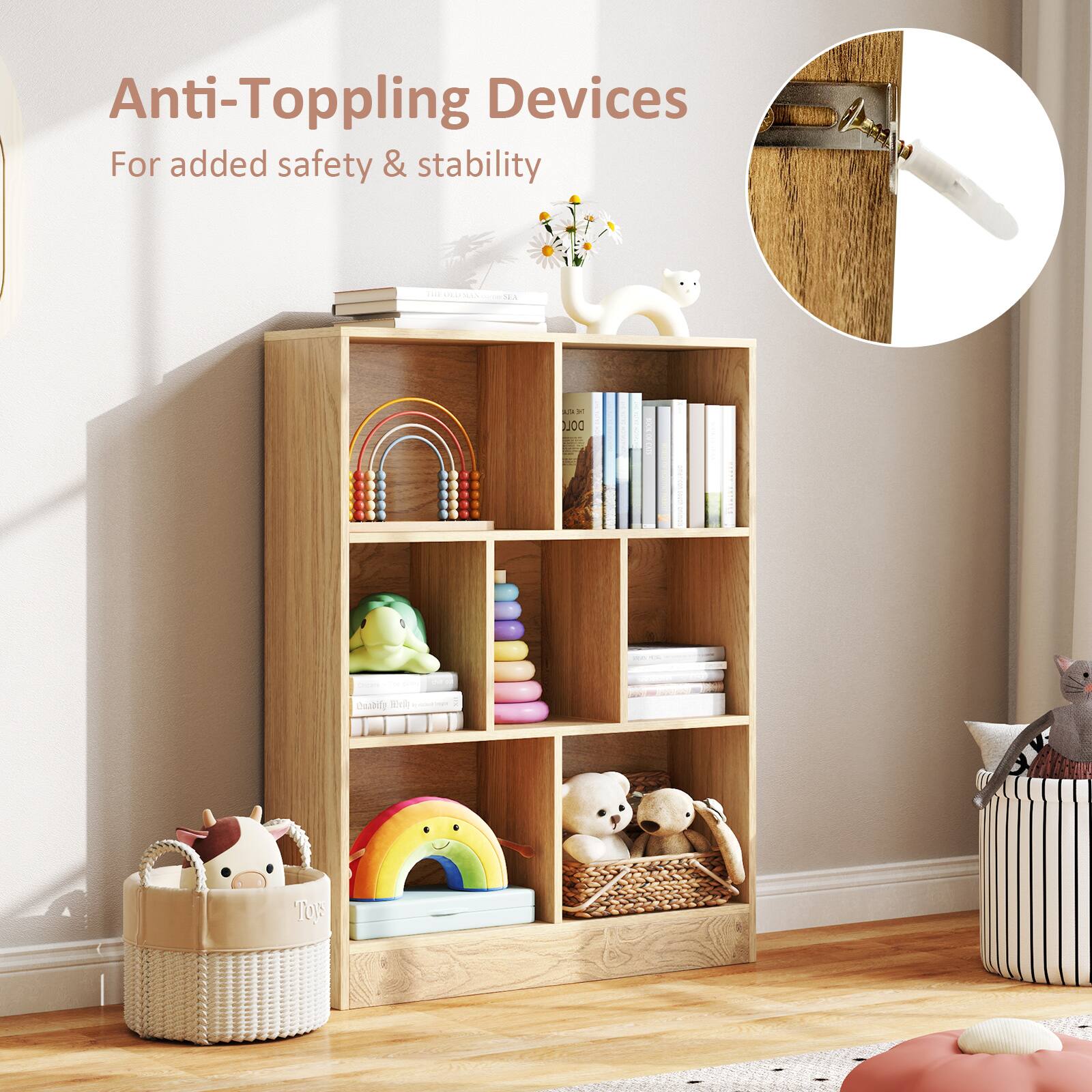 Anti-Toppling Devices  
For added safety & stability