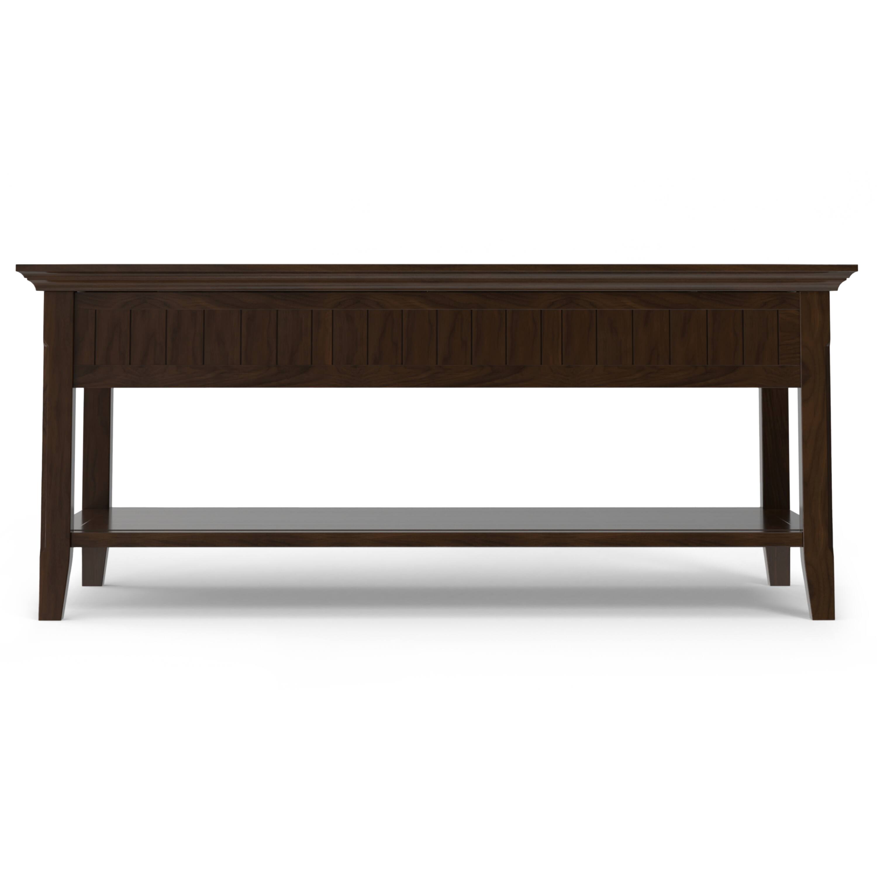 Alt View 5. Simpli Home - Acadian 48 inch Wide Solid Wood Lift Top Coffee Table in Brunette Brown - Brunette Brown.