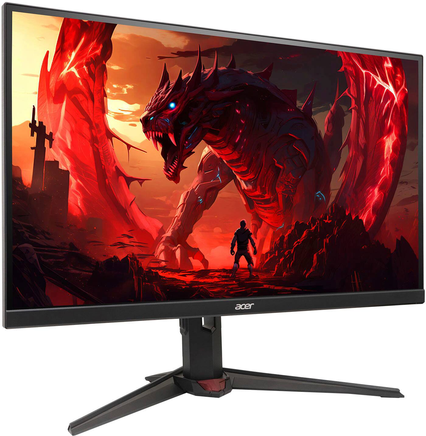 Alt View 5. Acer - Nitro XV240Y W3biipr 23.8" IPS LED  AMD FreeSync Premium Gaming Monitor - 240Hz Up to 0.5ms (DisplayPort, 2 x HDMI) - Black.