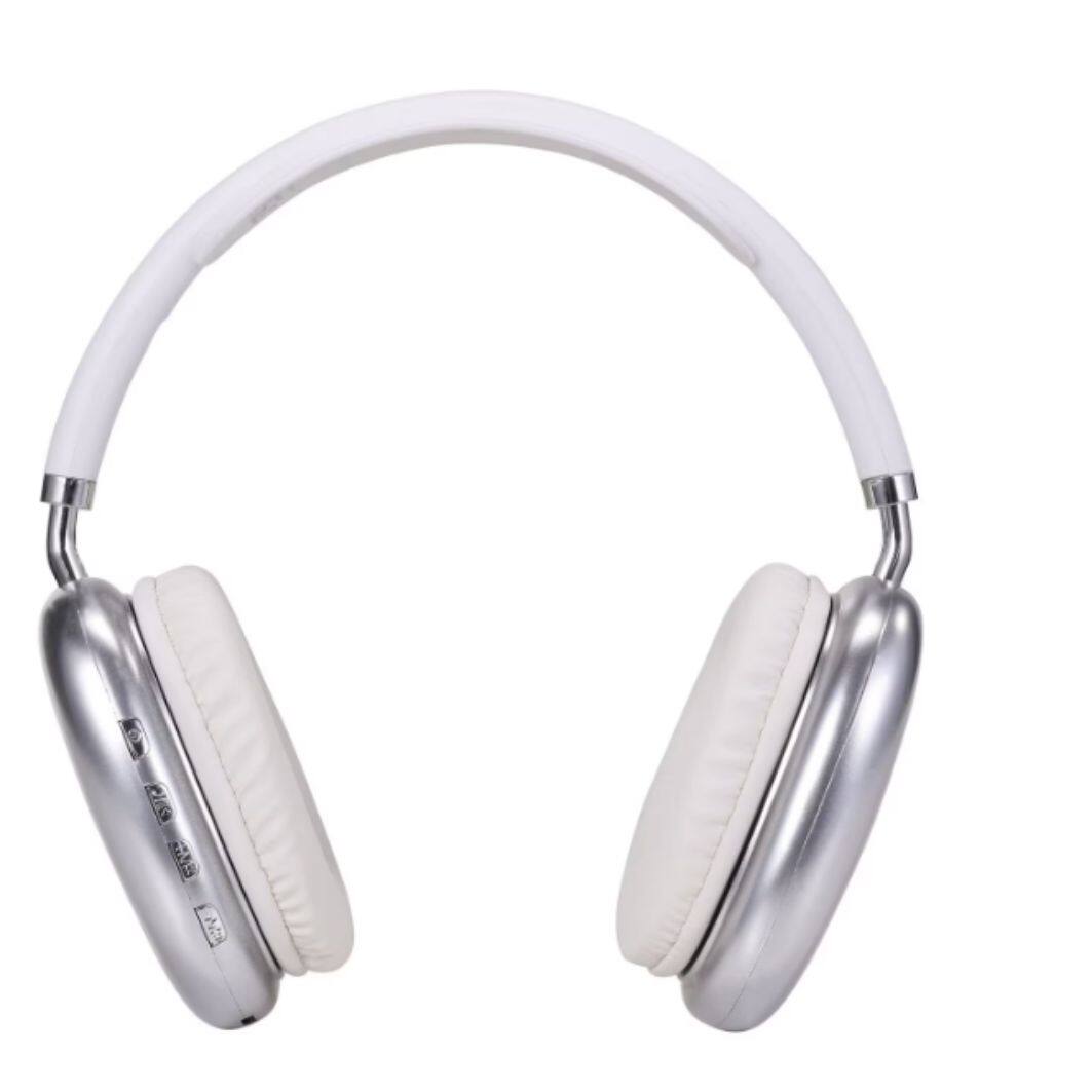 Left. 3P Experts - Cushioned Wireless Headphones - White.