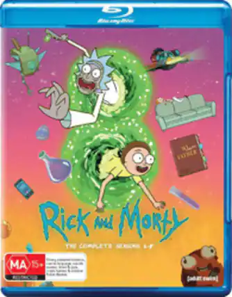 Front. Rick & Morty: Seasons 1-8 - All-Region/1080p - BLU-RAY.