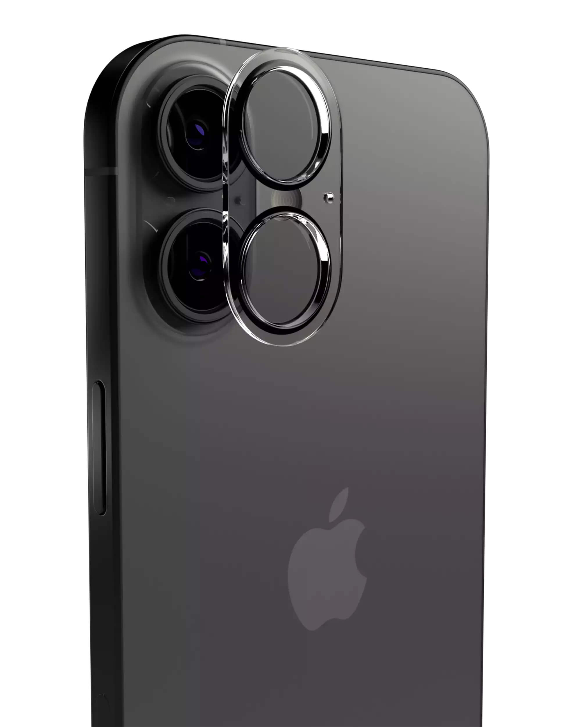 Alt View 2. Casper - Casper Camera Lens Protector Compatible For iPhone 17 / 16 / 16 Plus - Crystal Full Cover - Clear/Transparent.