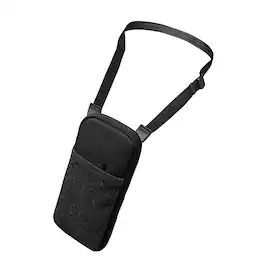 ALPAKA - Modular Shoulder Pocket Slim Phone Sling Bag, Crossbody Pouch with Card Sleeve, Belt/Bag Attachment - Black Ultradyne 100D