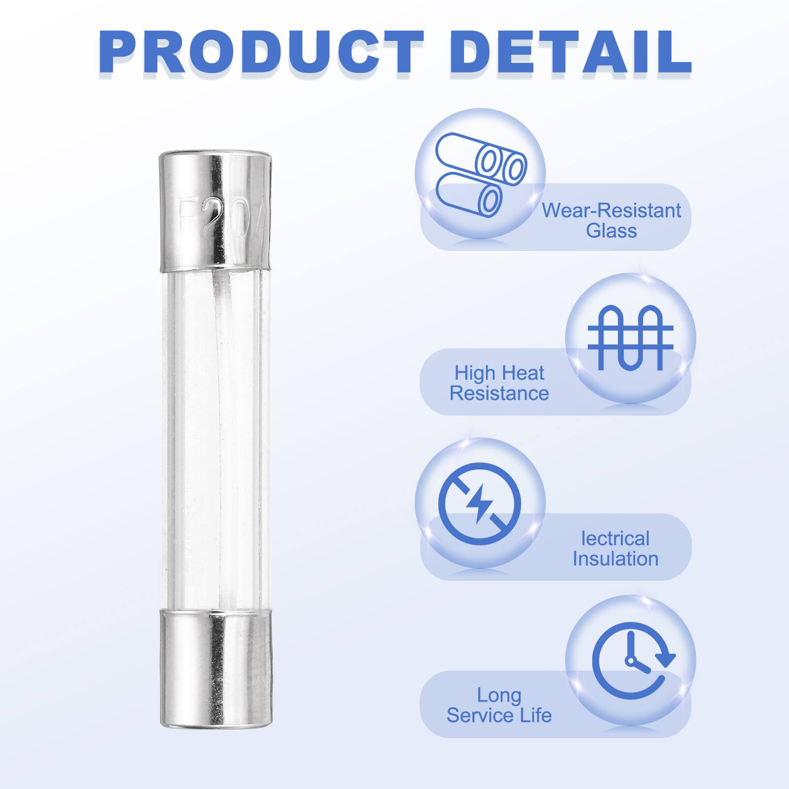 PRODUCT DETAIL

- Wear-Resistant Glass
- High Heat Resistance
- Electrical Insulation
- Long Service Life