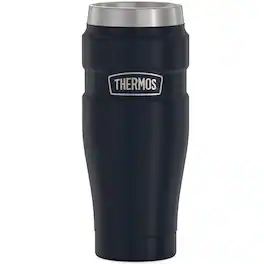 Thermos - 16-Ounce Stainless King Vacuum-Insulated Stainless Steel Travel Tumbler - Matte Blue