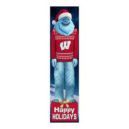 Fan Creations - Wisconsin Badgers 48" Yeti Christmas Leaner - Multicolor