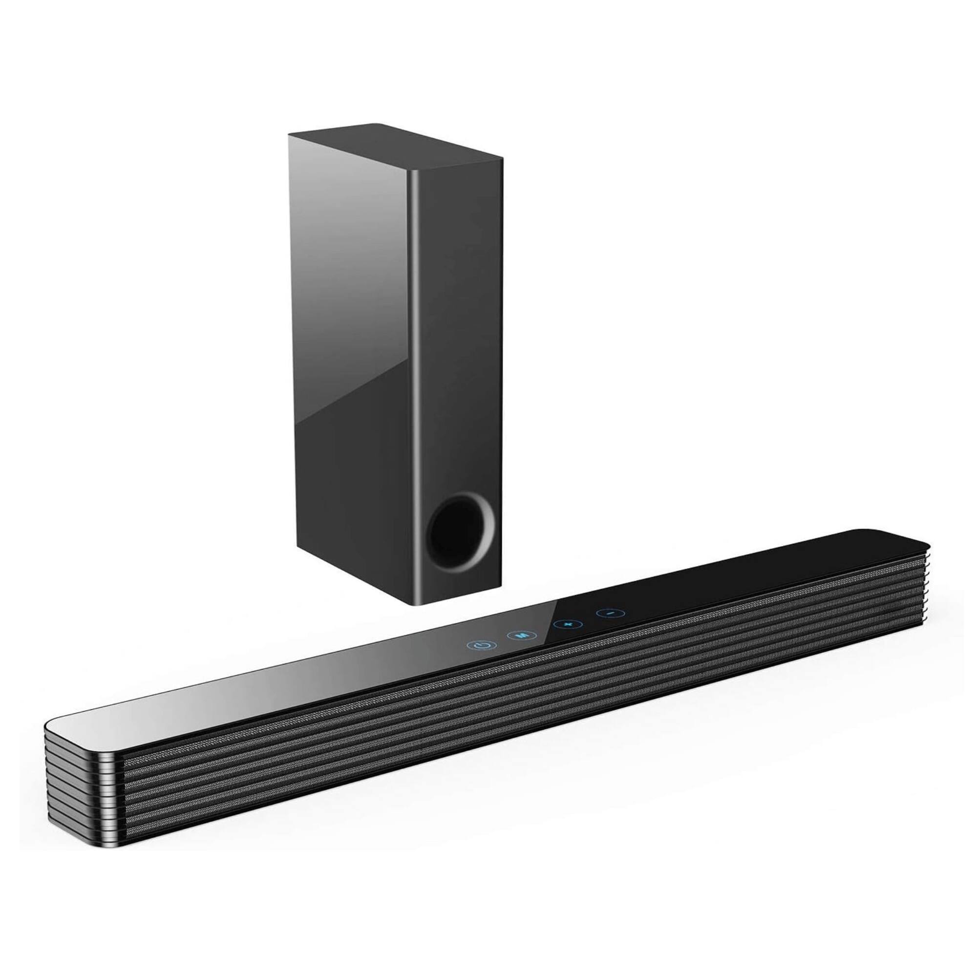 Norcent - KB2020 Mamba Series 25" 120W Bluetooth Sound Bar with Sub-Woofer - Black