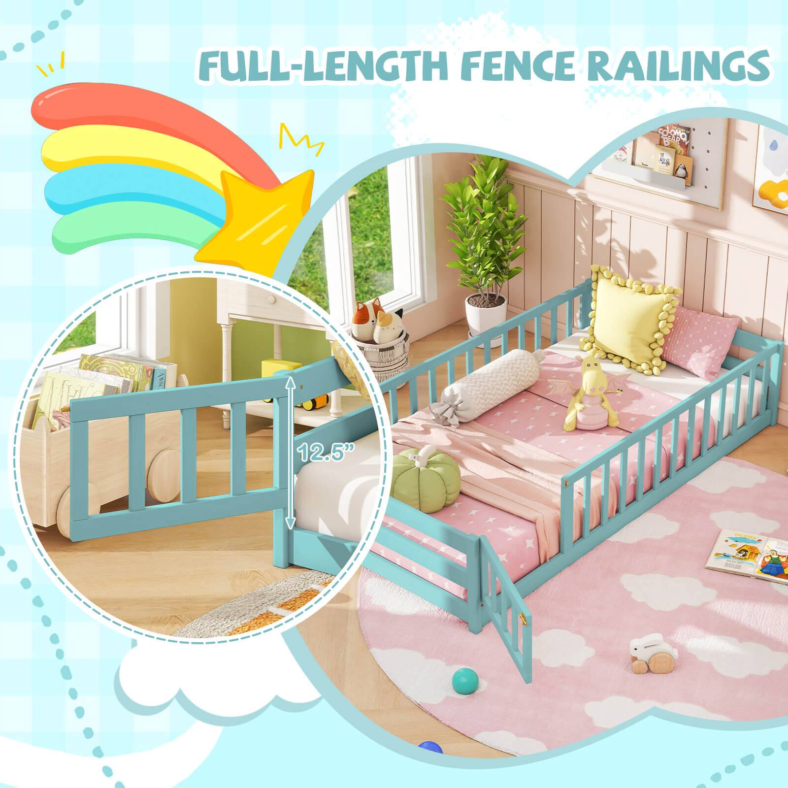 FULL-LENGTH FENCE RAILINGS

12.5"