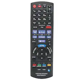 ZdalaMit - Replacement Remote N2QAYB000727 Sub N2QAYB000728 fit for Panasonic Home Theater System SA-BTT190 SC-BTT196 SA-BTT195 - Black
