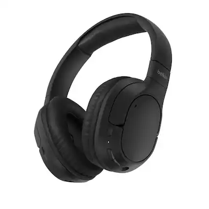 Front. Belkin - SoundForm Surround Wireless Over-Ear Headphones.