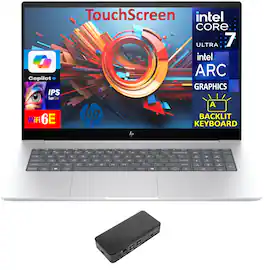 HP - Envy Envy Laptop 17.3 FHD (Intel Ultra 7-155H, 64GB DDR5, 4TB PCIe SSD, Intel Arc, Win 11 Pro) - Glacier Silver