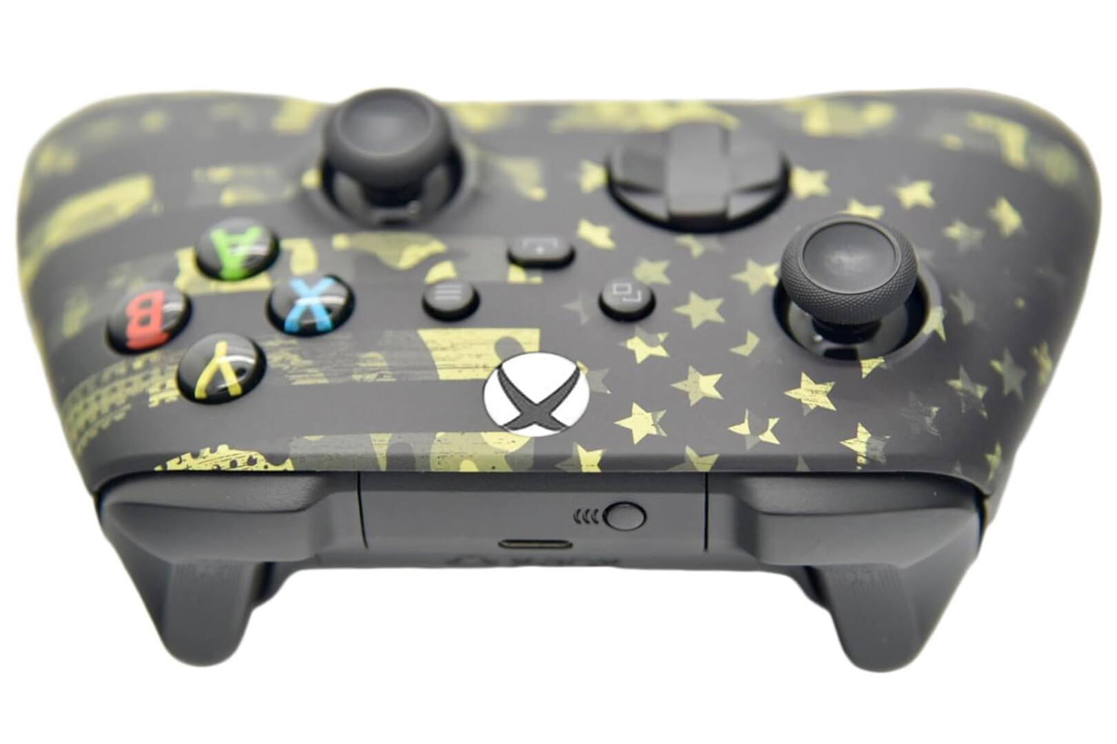 Back. ProControllers - Custom Wireless Controller for Xbox Series X|S, Xbox One, & PC - Camo Flag.
