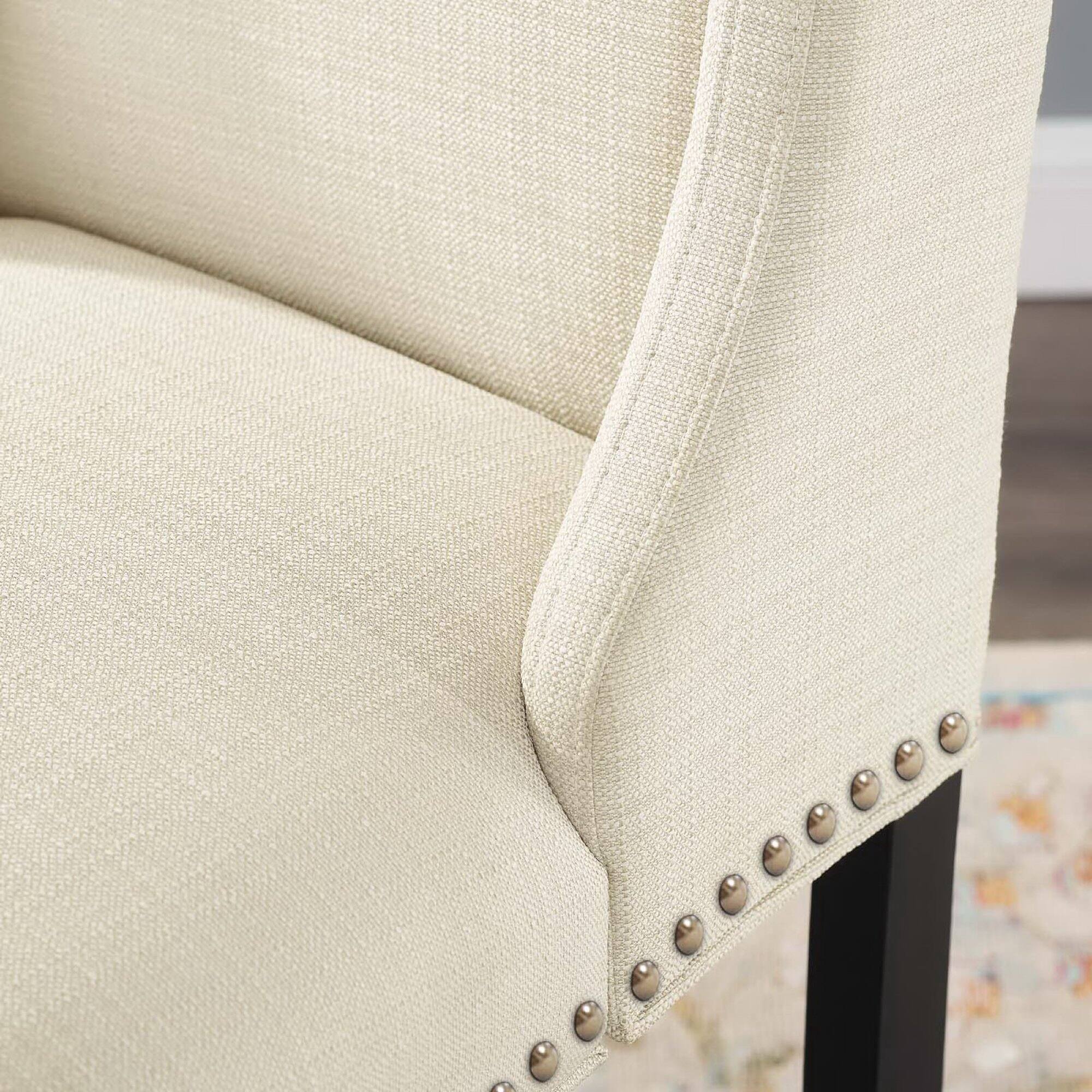 Alt View 3. Modway - Baron Upholstered Fabric Counter Stool by Modway - Brown.