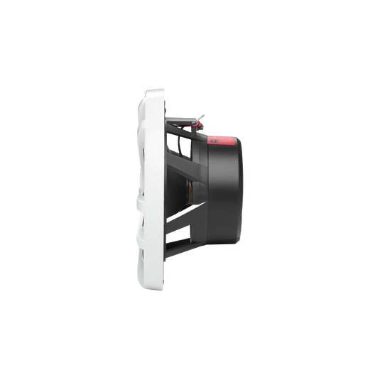 Left. JBL - JBL MARINESTAGE6 6-1/2" (160mm) two-way marine audio multi-element speaker    60W – WHITE - Black.