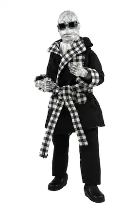 Front. PopMarket - Mego - Universal Monsters - Invisible Man 8" Action Figure - COLLECTIBLES - Multicolor.
