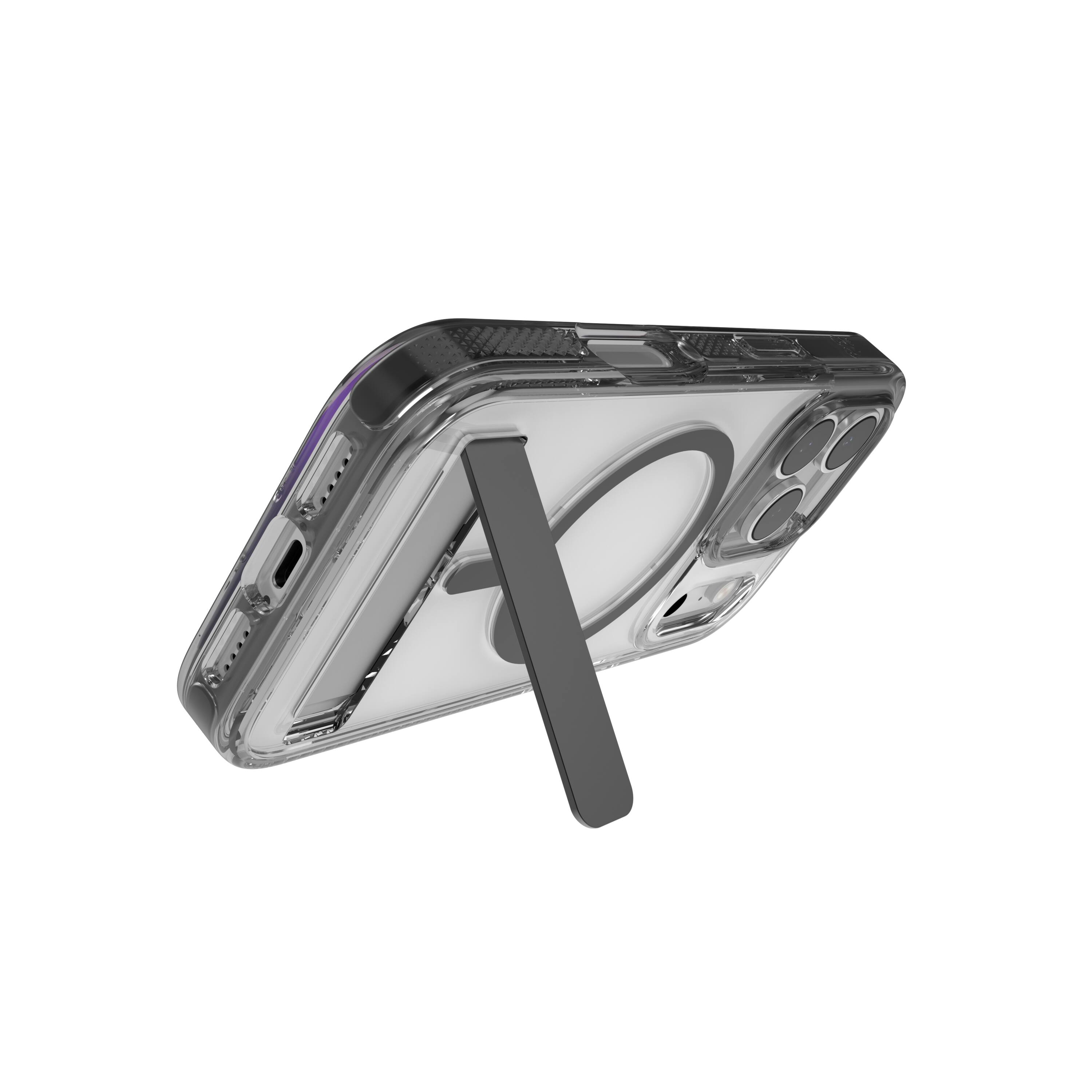 Alt View 17. ZAGG - Santa Cruz Snap with Kickstand for Apple iPhone 17 Pro - Jet Black.