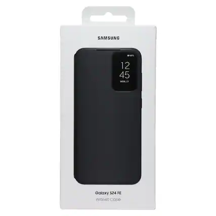 SAMSUNG 100% 12:45 MON. 27 Galaxy S24 FE Wallet Case