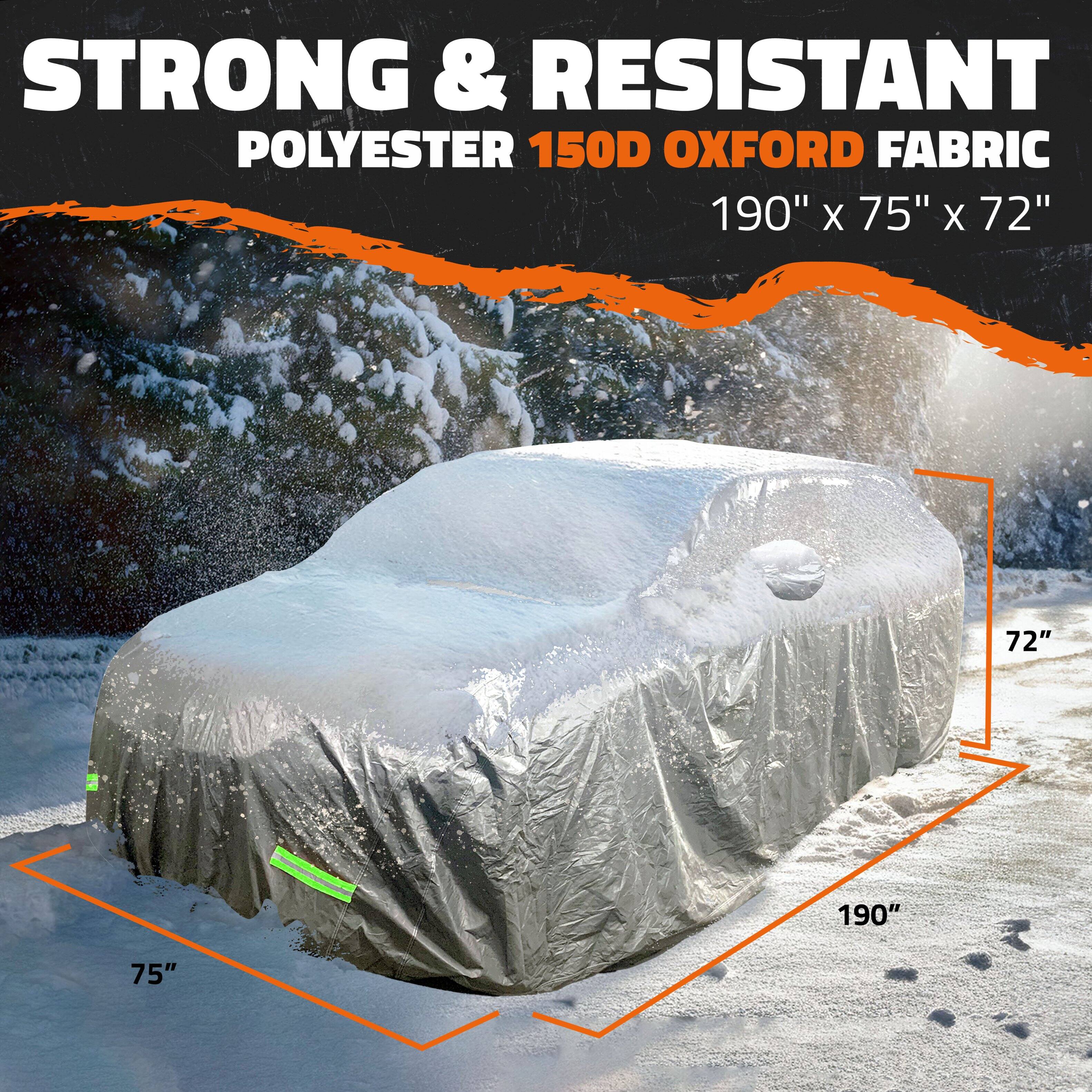 STRONG & RESISTANT  
POLYESTER 150D OXFORD FABRIC  
190" x 75" x 72"