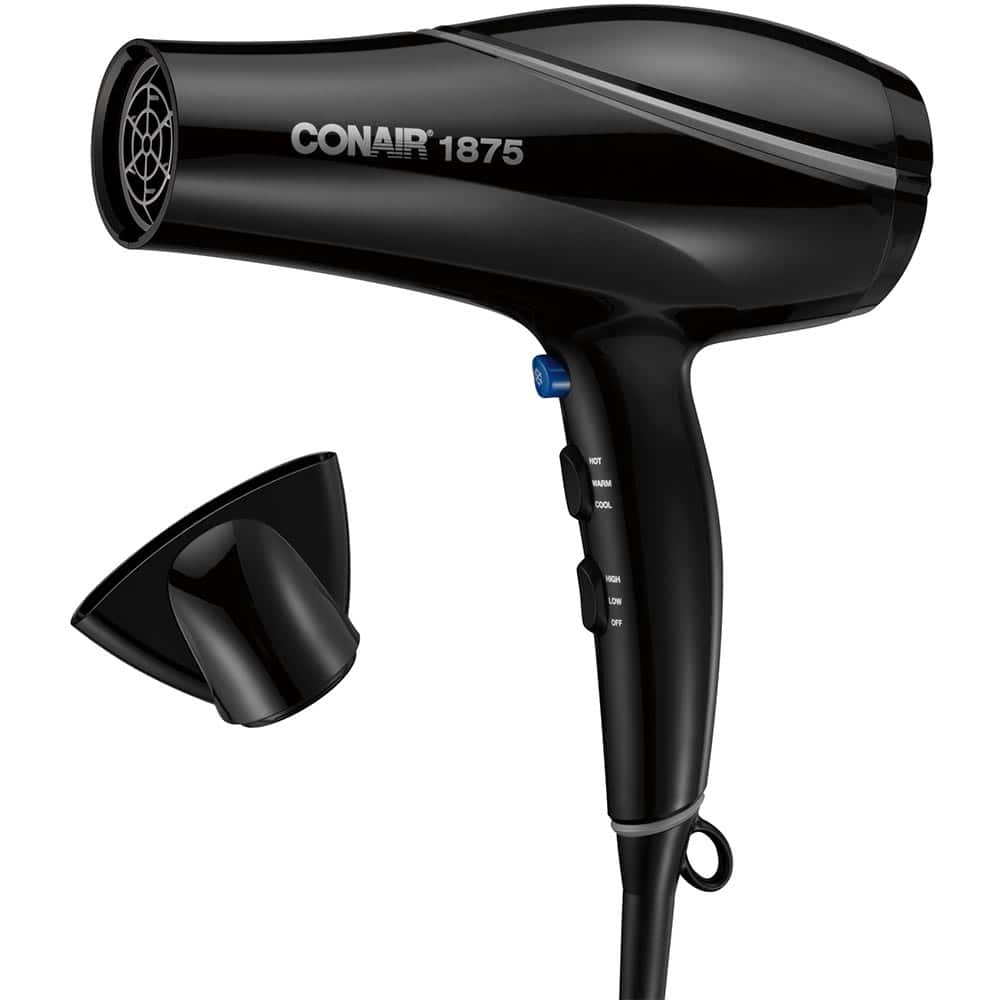 Conair - 1875 Watt Style and Shine Hair Dryer - Black price history on PriceWatchPro