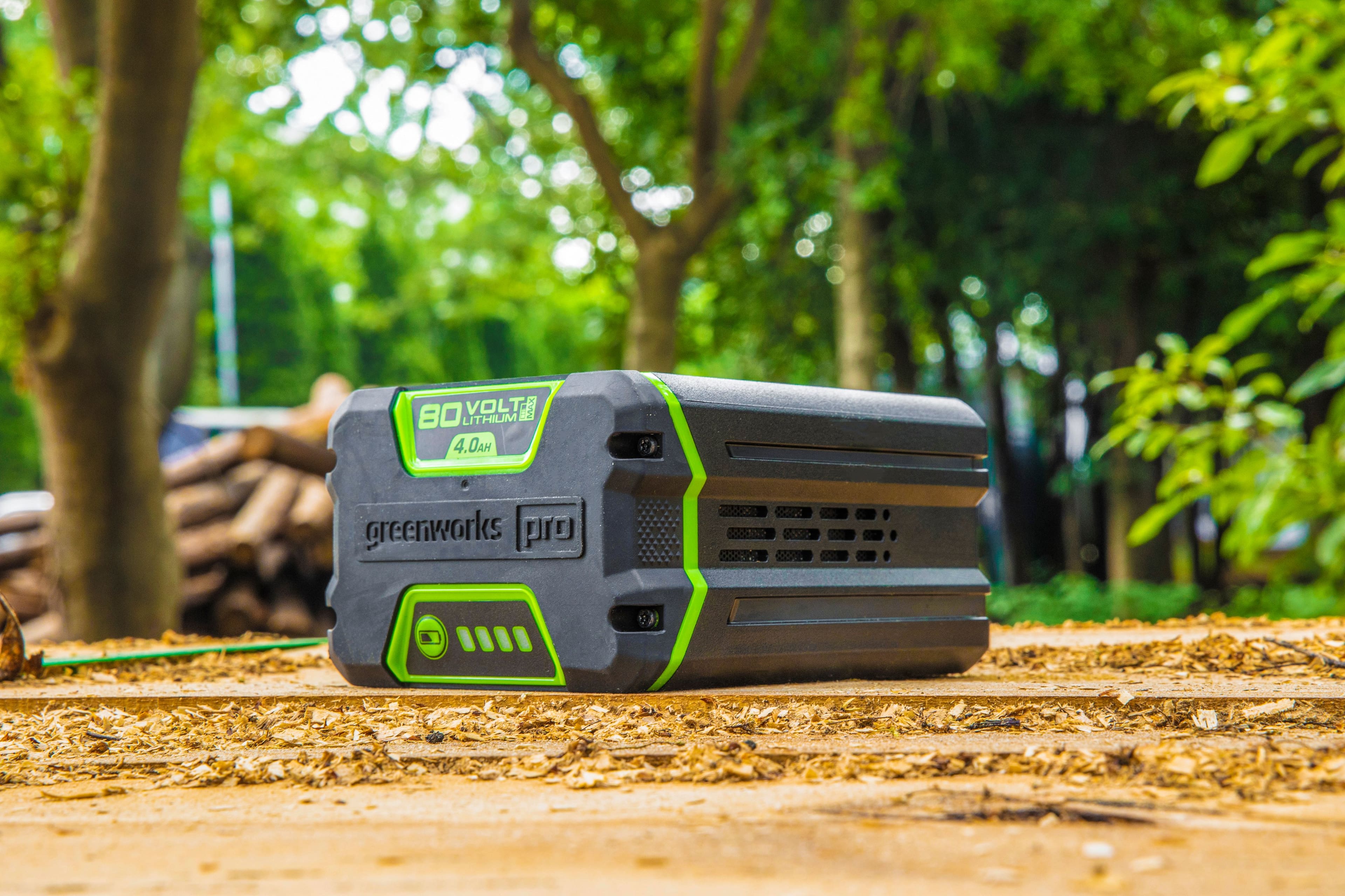 Alt View Zoom 14. Greenworks - 80 Volt 4Ah Battery (Charger not included).