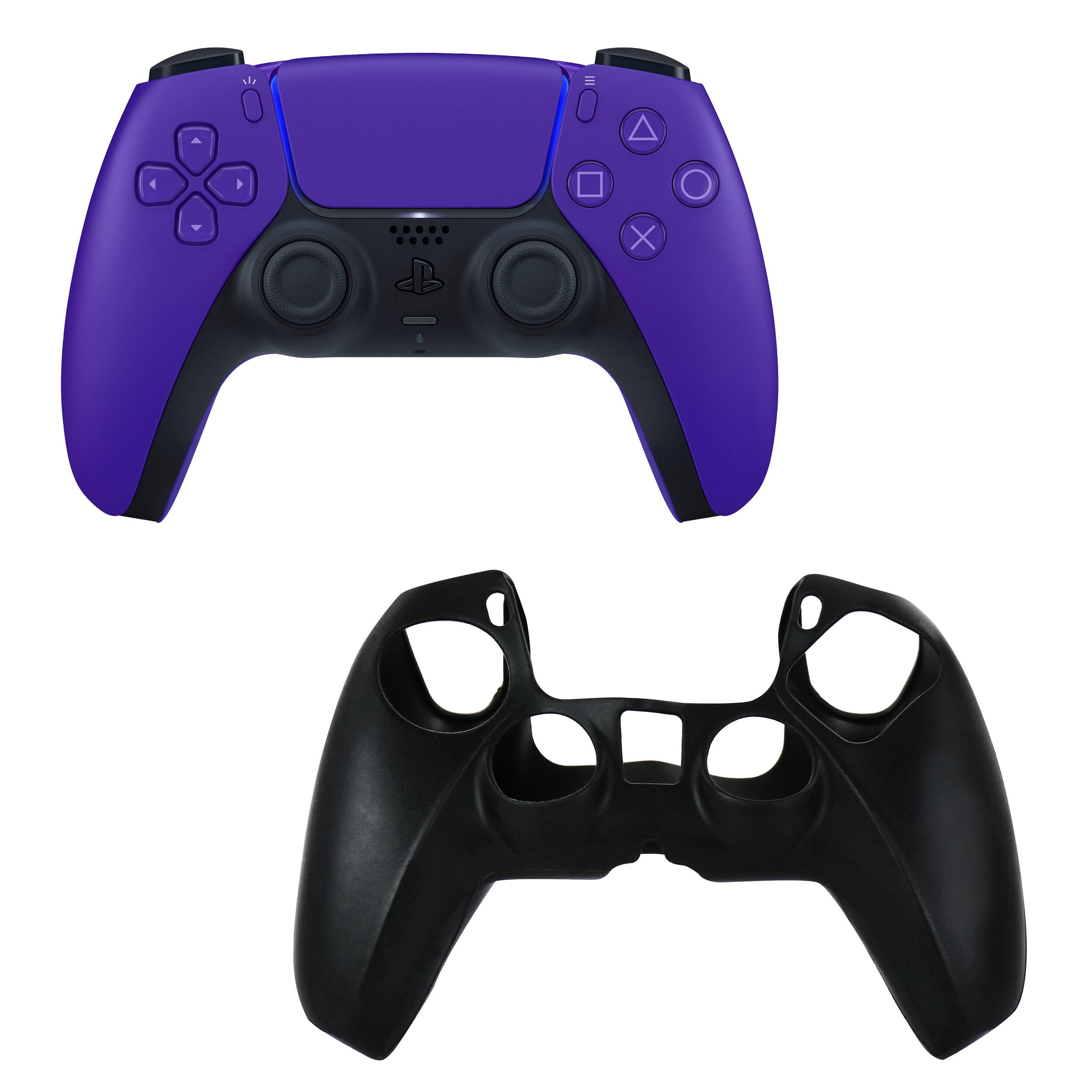 Sony - DualSense Controller with Silicone Sleeve - Purple
