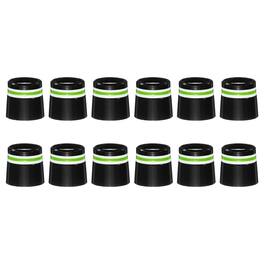 Unique Bargains - Golf Ferrules, 12.7 mm Taper Tip Shaft Iron Ferrules Durable CAP Protector, 12pcs & 0.37" - Fits Club Repair/Maintenance - Green