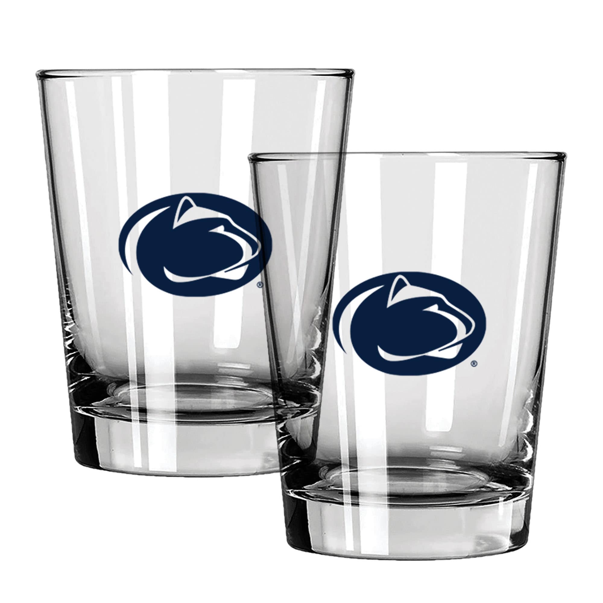 The Memory Company - Penn State Nittany Lions 15oz. Two-Pack Rocks Glass Gift Set - Multicolor