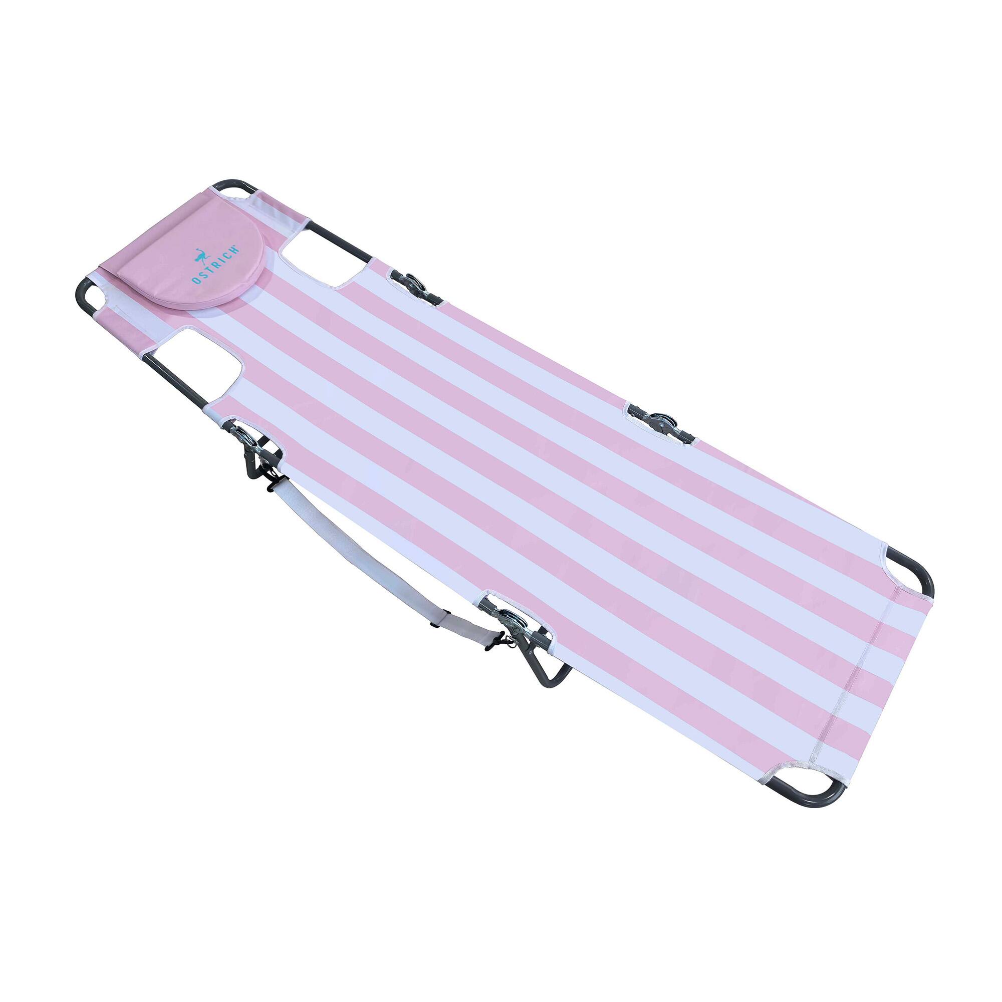 Alt View 10. Ostrich - Ostrich The Original Chaise Lounge,Facedown Beach Pool Tanning Chair Pink Stripe - Pink Stripe.