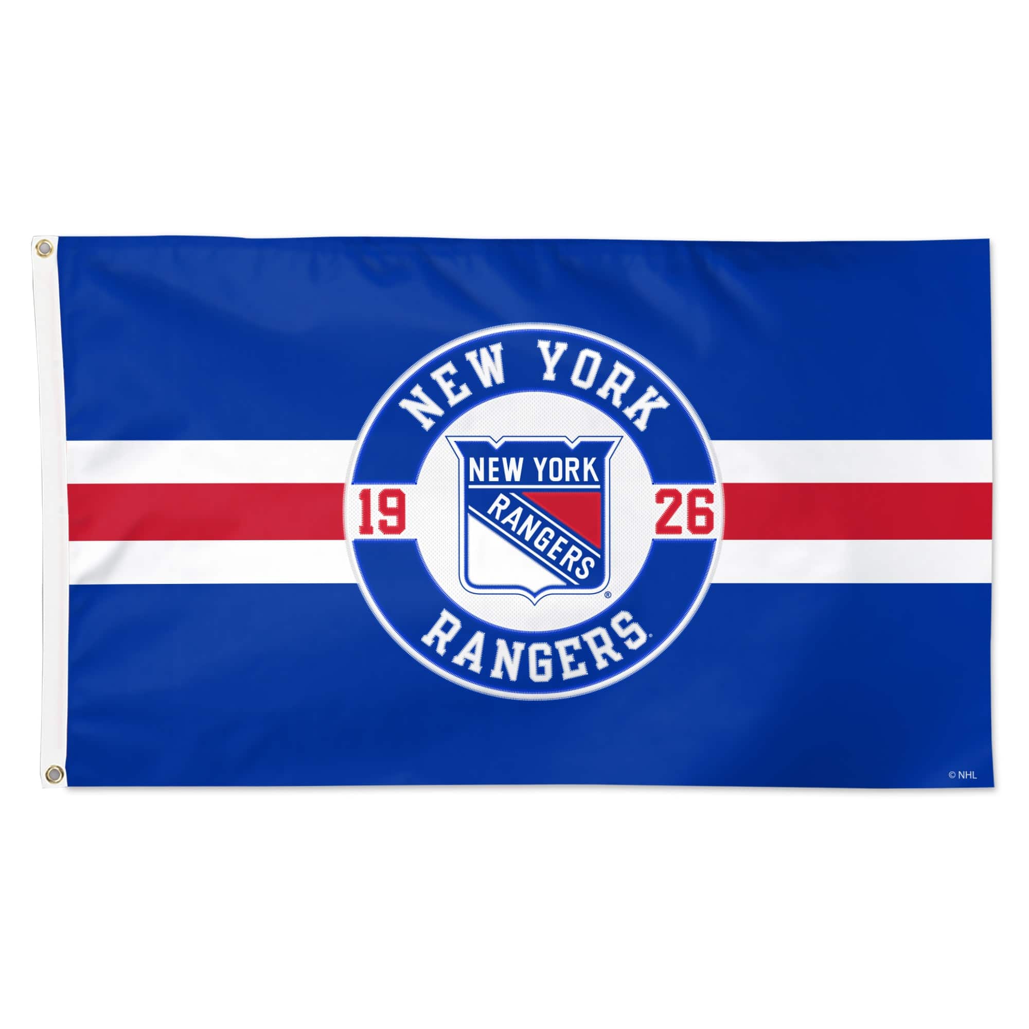 WinCraft - New York Rangers 3' x 5' Applique Flag - Multicolor