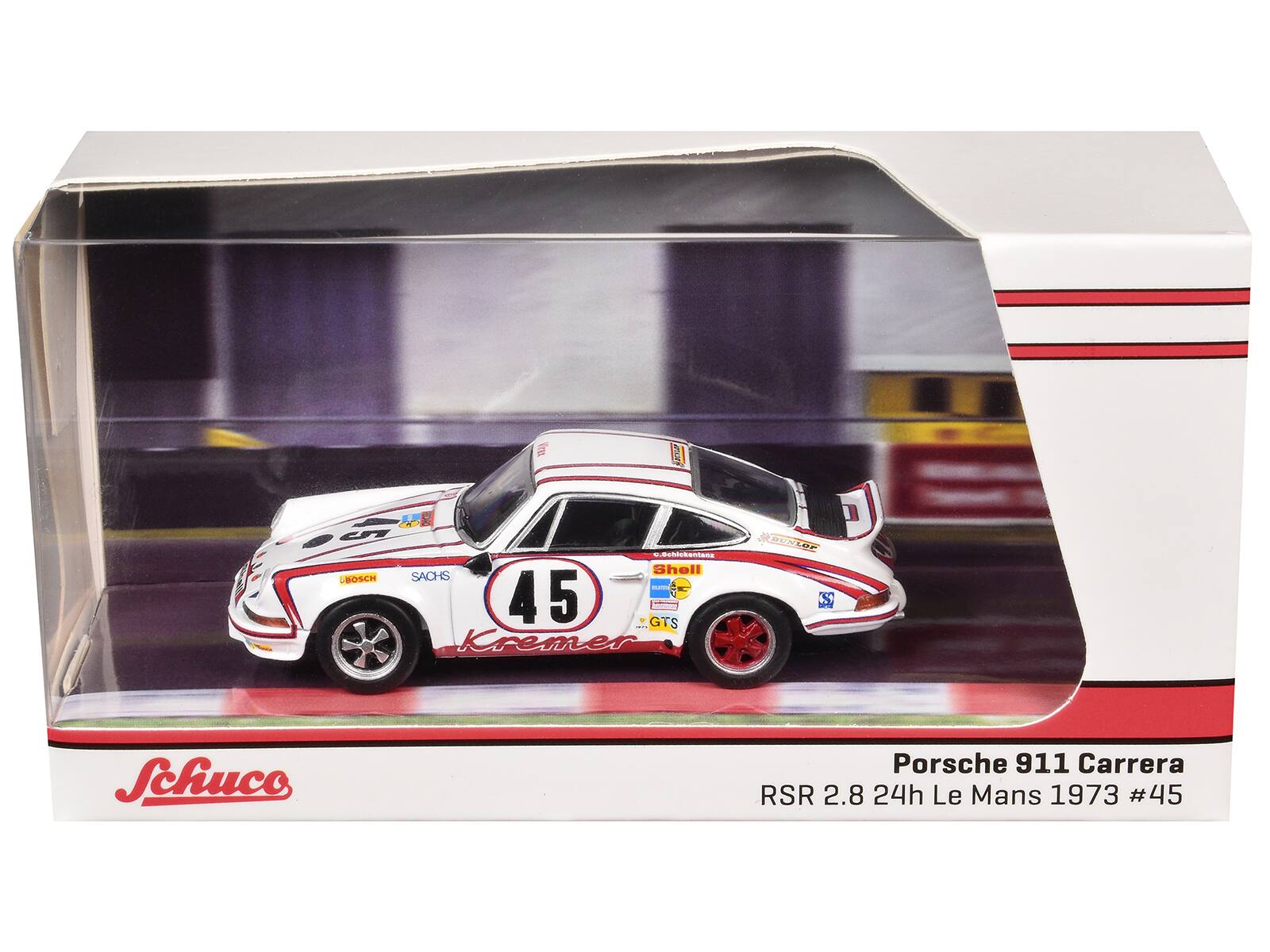 2 I S. Schickentanz Shell LBOSCH SACHS - - 45 GTS I Kremer RUVEOE Schuco Porsche 911 Carrera RSR 2.8 24h Le Mans 1973 #45