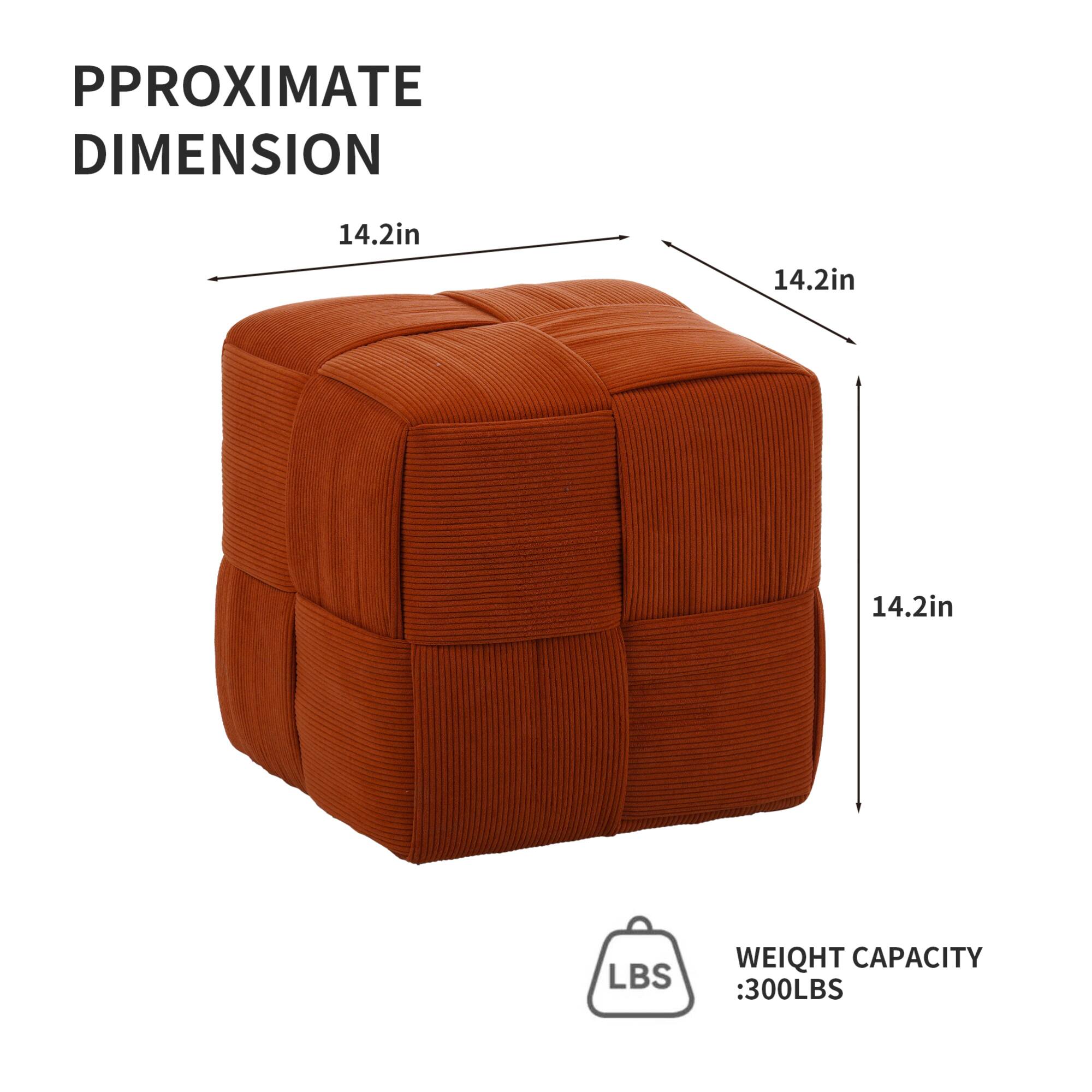 **Approximate Dimension:**
- 14.2in x 14.2in x 14.2in

**Weight Capacity:**
- 300LBS