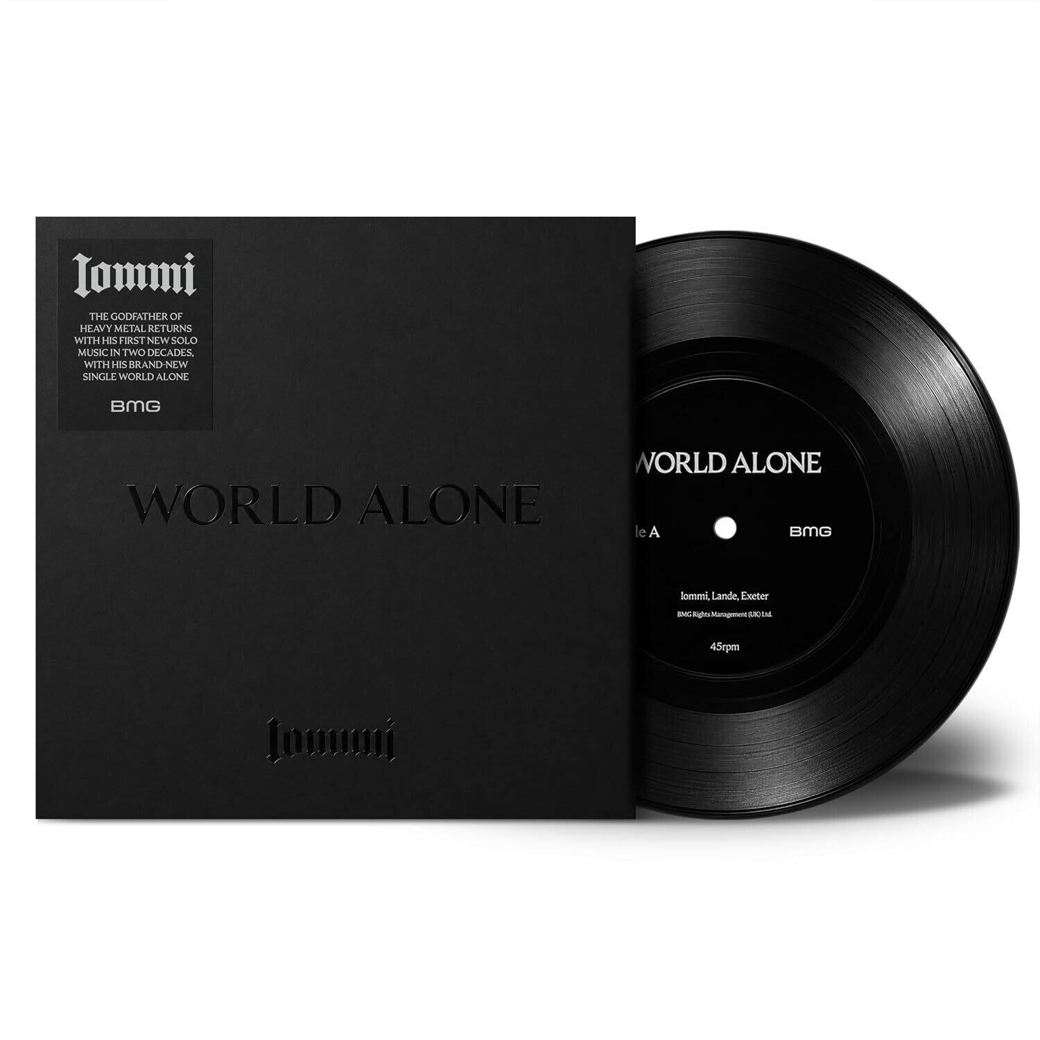 Tommi, the Godfather of Heavy Metal, returns with his first new solo music in two decades, with his brand-new single "World Alone." BMG

WORLD ALONE

Tommi, Lande, Exeter
BMG Rights Management (300 LaL)
45rpm