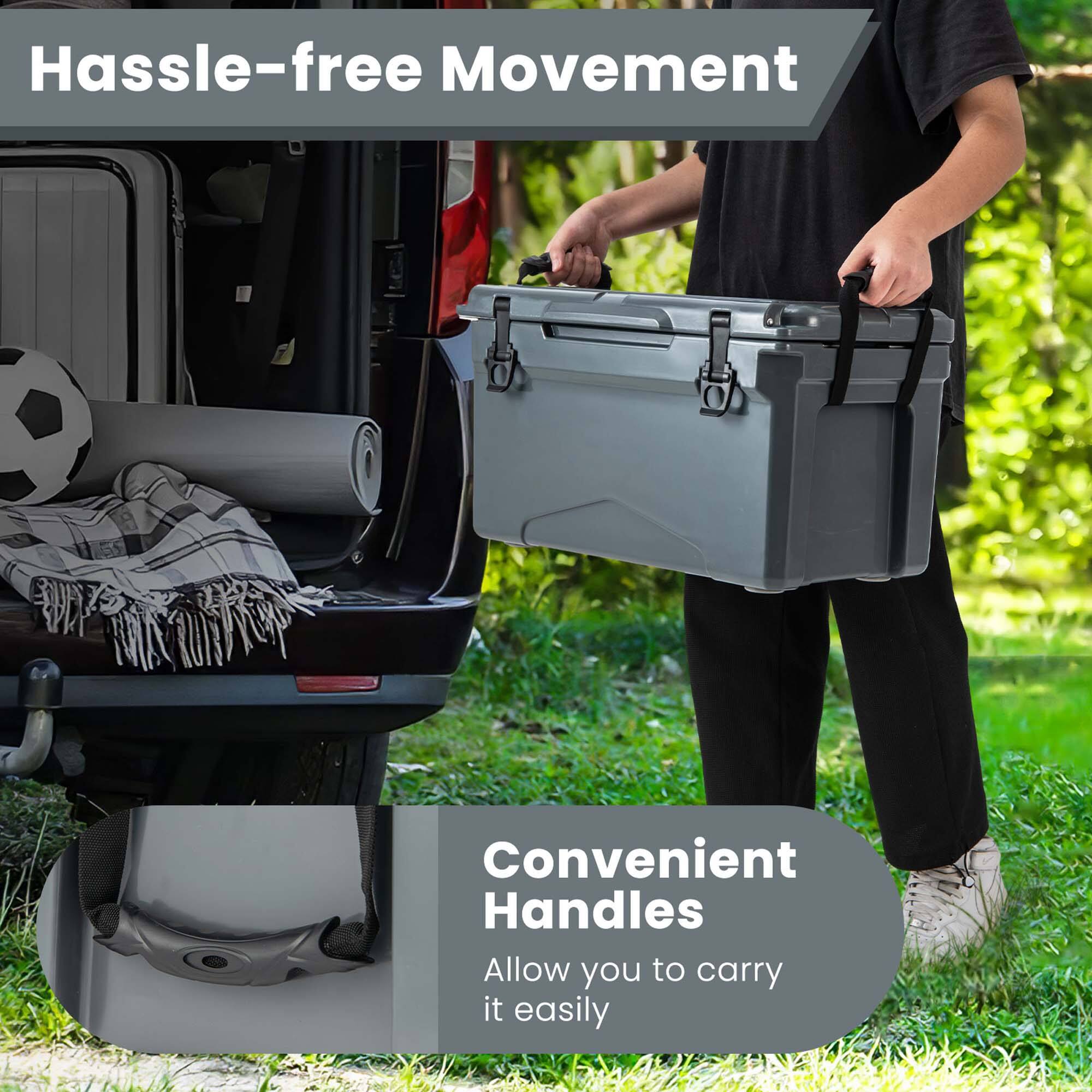 Hassle-free Movement  
Convenient Handles  
Allow you to carry it easily