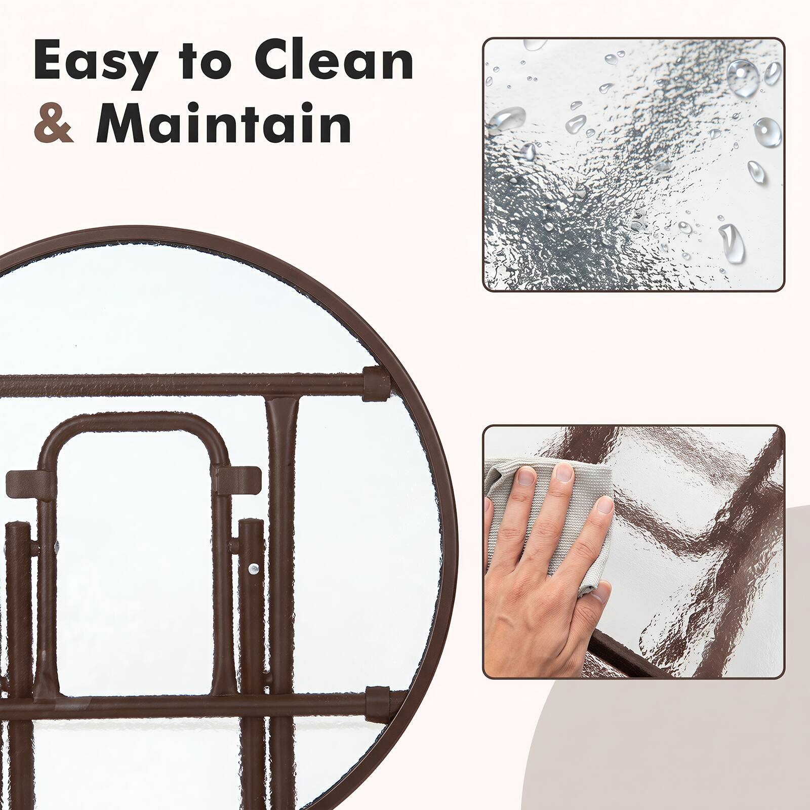 Easy to Clean & Maintain