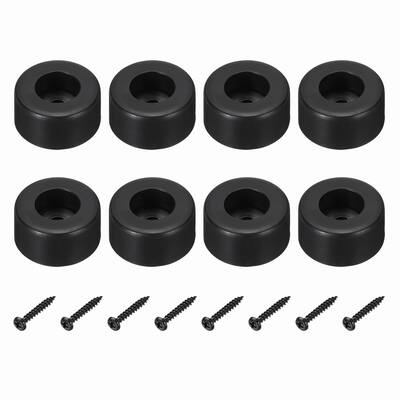 Unique Bargains - Rubber Speaker Isolation Feet, 1.5"x0.75" Anti-Vibration Pad with Screws for Amp Speaker Guitar 8pcs - Black Unique Bargains - Rubber Speaker Isolation Feet, 1.5"x0.75" Anti-Vibration Pad with Screws for Amp Speaker Guitar 8pcs - Black