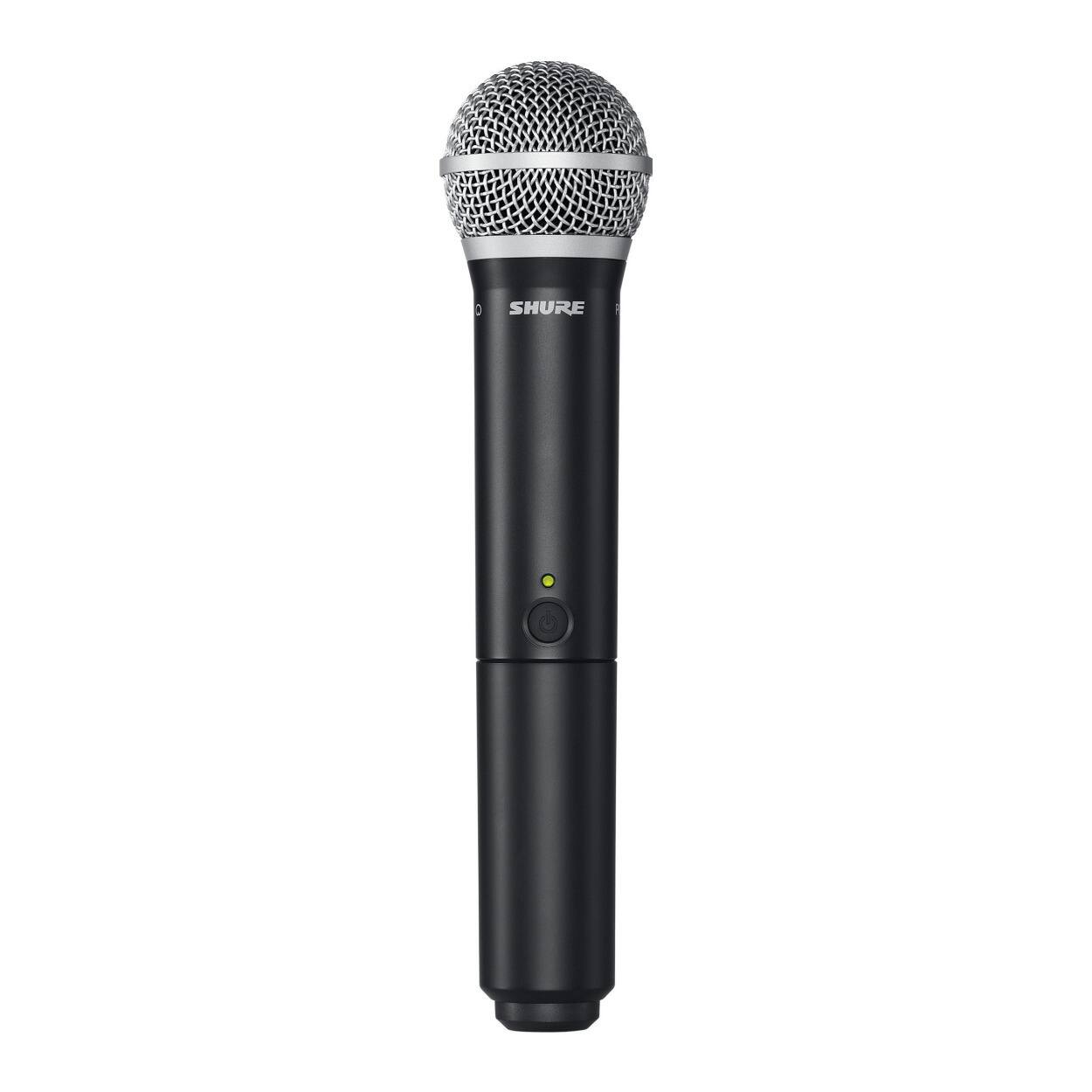 Angle. Shure - Shure BLX288/PG58 Dual-Channel Wireless Handheld Microphone System with PG58 Capsules.