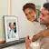 Alt View 3. Aura Home - Aura Aspen 12" Digital Wifi Photo Frame- Ink with Textured Mat - Ink (Dark).