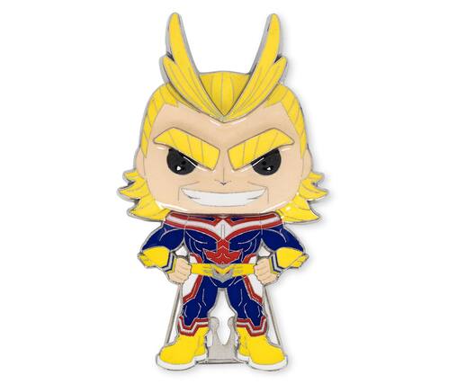 Front. Funko - My Hero Academia 3-Inch Funko POP Pin | All Might - Yellow.