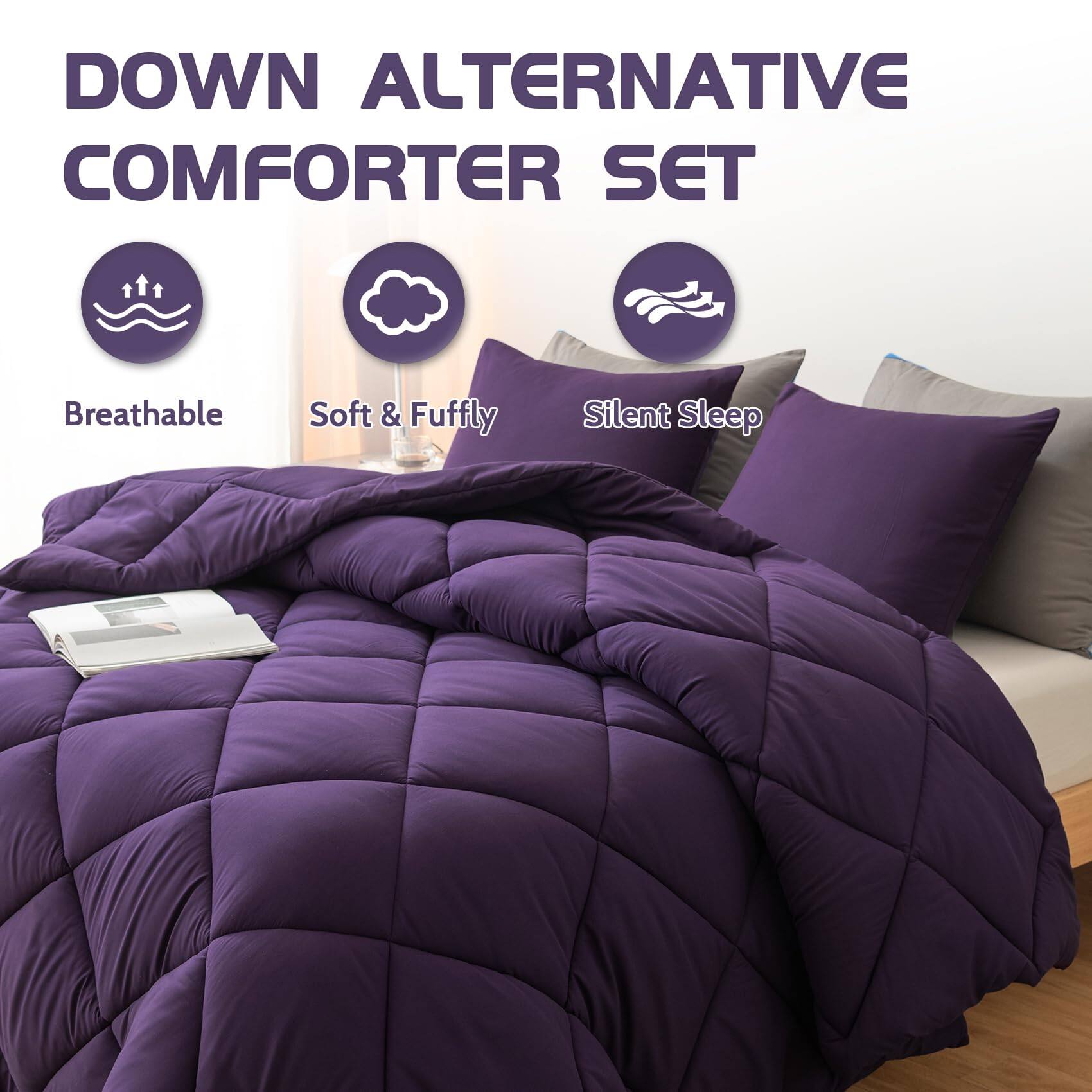 DOWN ALTERNATIVE COMFORTER SET

- Breathable
- Soft & Fuffy
- Silent Sleep