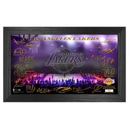 Highland Mint - Los Angeles Lakers Signature Court Print - Multicolor